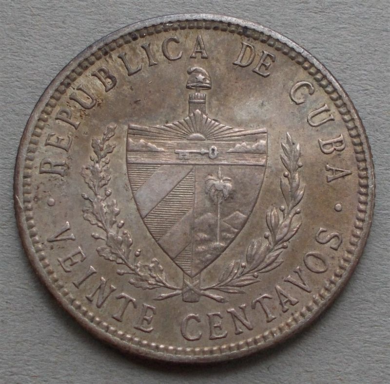 1915-Cuba-20-Centavos